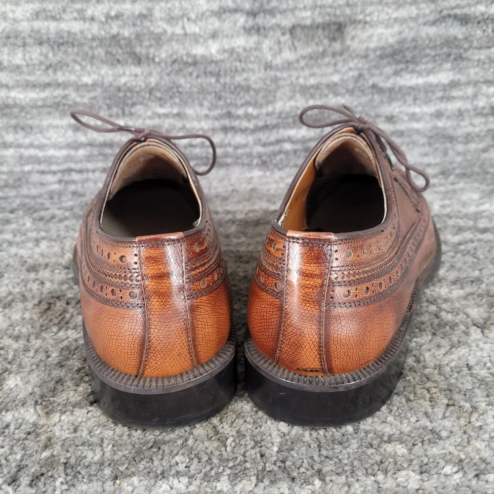 Imperial Grade Regal Wing Tip Brogue Brown Leather‎ Oxford USA Mens 7.5